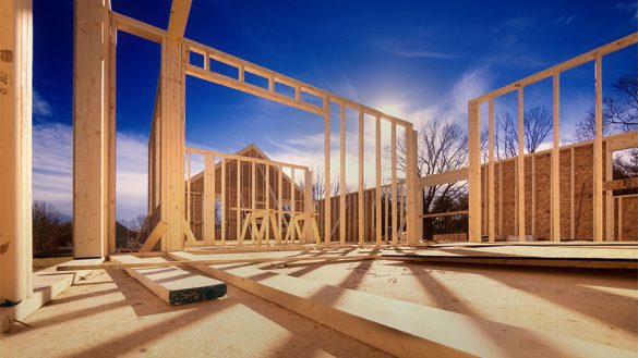 Gradnja masivne skeletne hiše